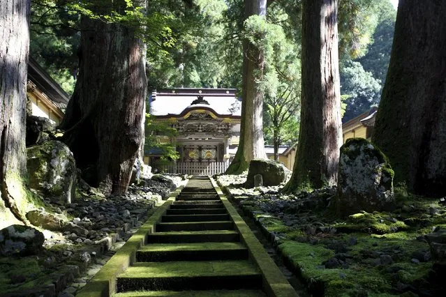 Karamon gate (C) is pictured at the Eiheiji temple in Eiheiji town, Fukui prefecture, October 14, 2015. Picture taken  October 14, 2015. (Photo by Junko Fujita/Reuters)