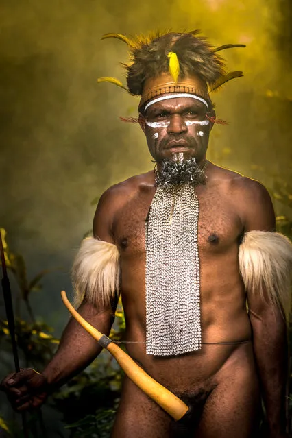 Dani tribe elder in, Western New Guinea, Indonesia, August 2016. (Photo by Teh Han Lin/Barcroft Images)