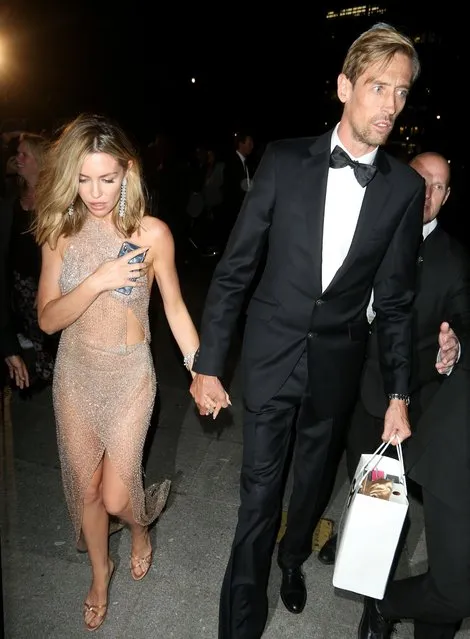 Abbey Clancy (L) and Peter Crouch attend the GQ Men of the Year Awards 2018 in association with HUGO BOSS at Tate Modern on September 5, 2018 in London, England. (Photo by Splash News and Pictures)