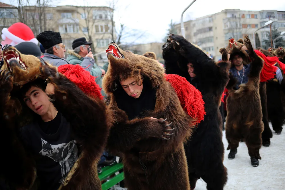 Aannual Bear Ritual Gathering in Romania