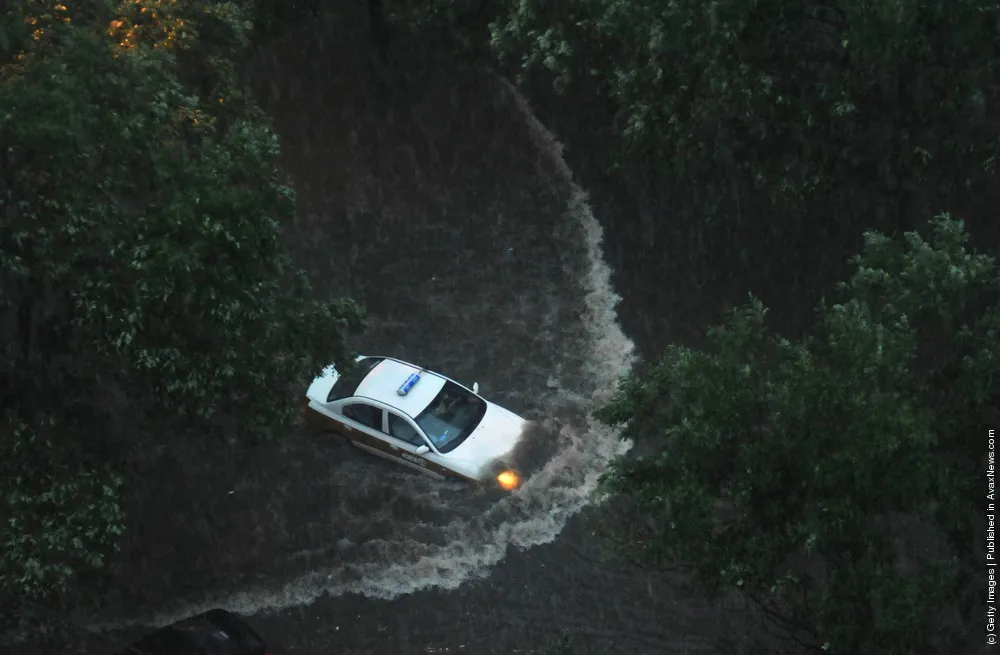 Heavy Rainstorm Hits Beijing
