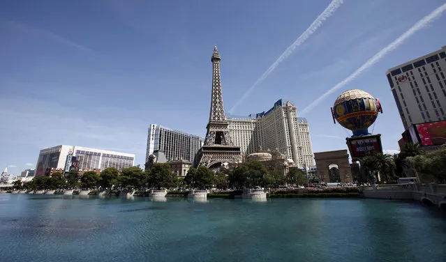 United States: A general view of the Paris hotel in Las Vegas, Nevada March 26, 2012. (Photo by Mario Anzuoni/Reuters)