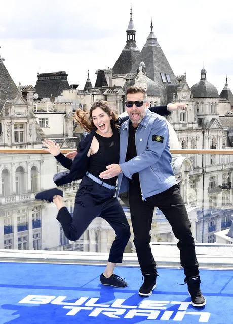 Producer Kelly McCormick and director David Leitch attend the “Bullet Train” Photocall at The Corinthia Hotel on July 20, 2022 in London, England. (Photo by Gareth Cattermole/Getty Images)