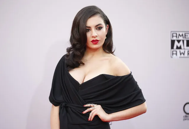 Singer Charli XCX arrives at the 42nd American Music Awards in Los Angeles. (Photo by Danny Moloshok/Reuters)