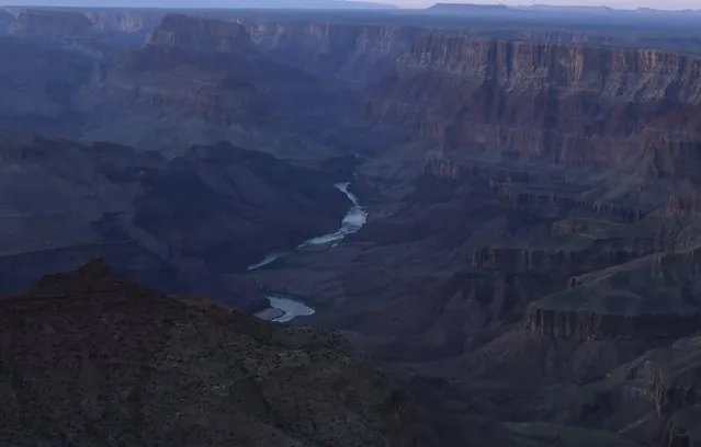 The Colorado River runs through Grand Canyon National Park in northern Arizona, April 13, 2015. (Photo by Jim Urquhart/Reuters)