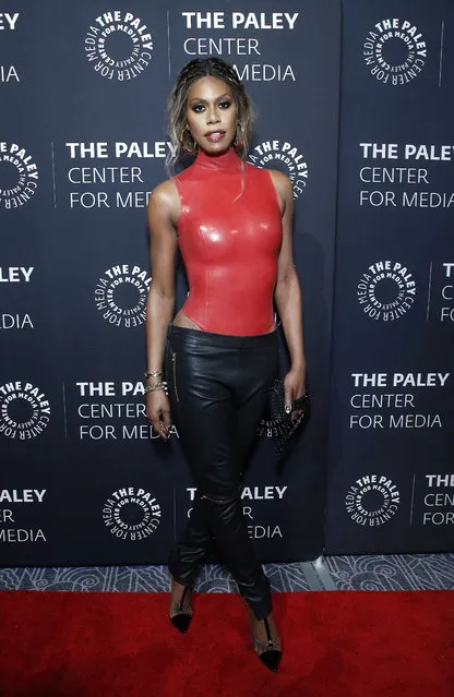 Laverne Cox attends The Paley Honors: A Gala Tribute To LGBTQ at The Ziegfeld Ballroom on May 15, 2019 in New York City. (Photo by John Lamparski/Getty Images)