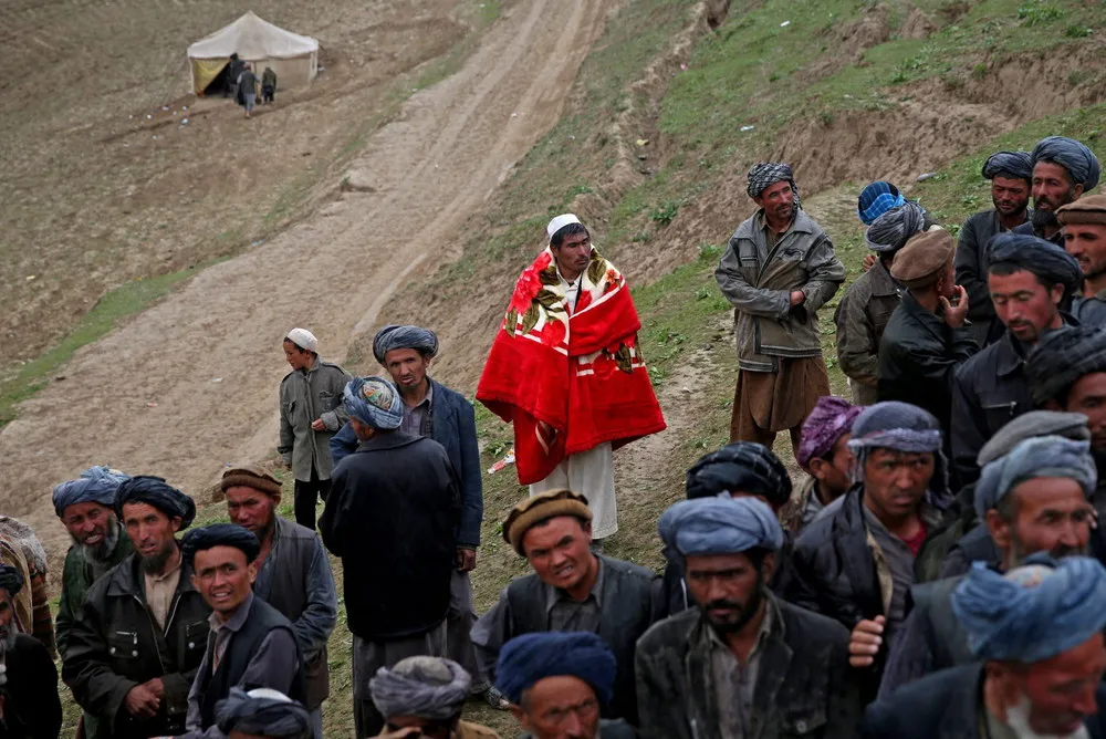 Survivors after Afghan Mudslide