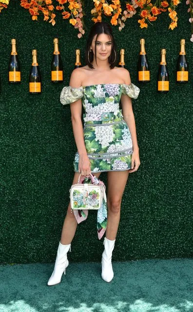 Kendall Jenner attends The Tenth Annual Veuve Clicquot Polo Classic – Arrivals at Liberty State Park on June 3, 2017 in Jersey City, New Jersey. (Photo by Erik Pendzich/Rex Features/Shutterstock)