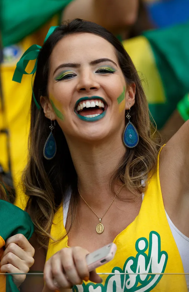 Colourful Fans at Sao Paulo