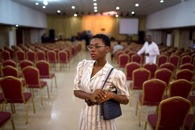 Artist Sena Ahadji poses for a picture before attending a youth choir meeting after Sunday service at Elim International Family Church in Accra, Ghana, July 26, 2015. (Photo by Francis Kokoroko/Reuters)