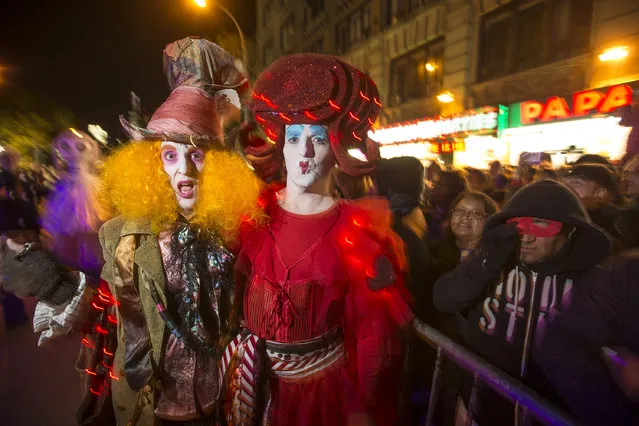 The 2016 Greenwich Village Halloween parade, October 31, 2016 in the Manhattan borough of New York City. (Photo by Anthony Causi)