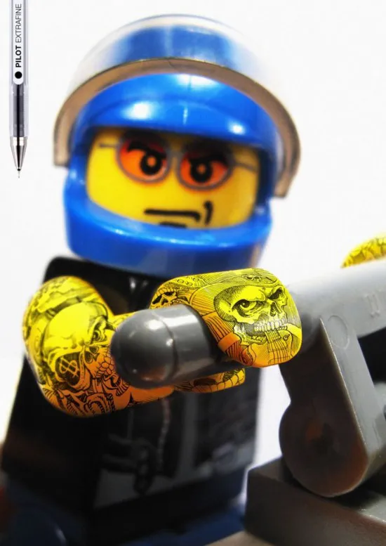 LEGO Tattoo by Pilot Extra-fine