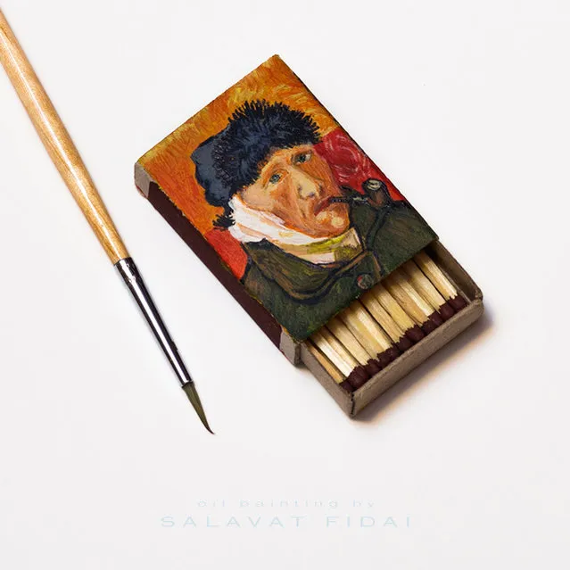 Van Gogh Paintings On Matchboxes By Salavat Fidai