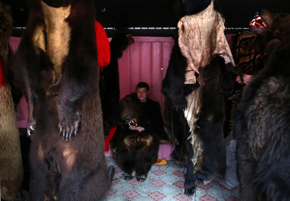 Aannual Bear Ritual Gathering in Romania