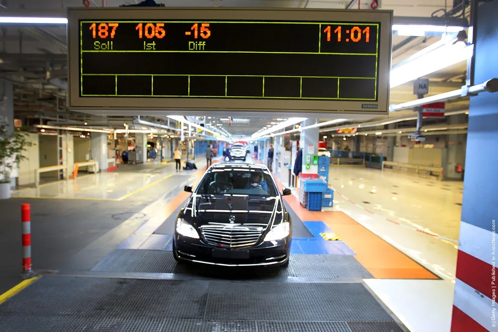 Mercedes-Benz S-Class Assembly At Sindelfingen Plant