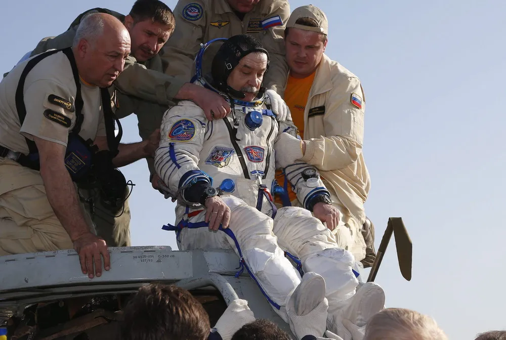 Three Astronauts Land Back on Earth in Soyuz Capsule