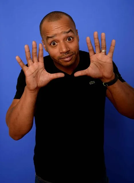 Actor Donald Faison poses for a portrait during the 2014 Sundance Film Festival at the Getty Images Portrait Studio at the Village At The Lift on January 18, 2014 in Park City, Utah. (Photo by Larry Busacca/AFP Photo)