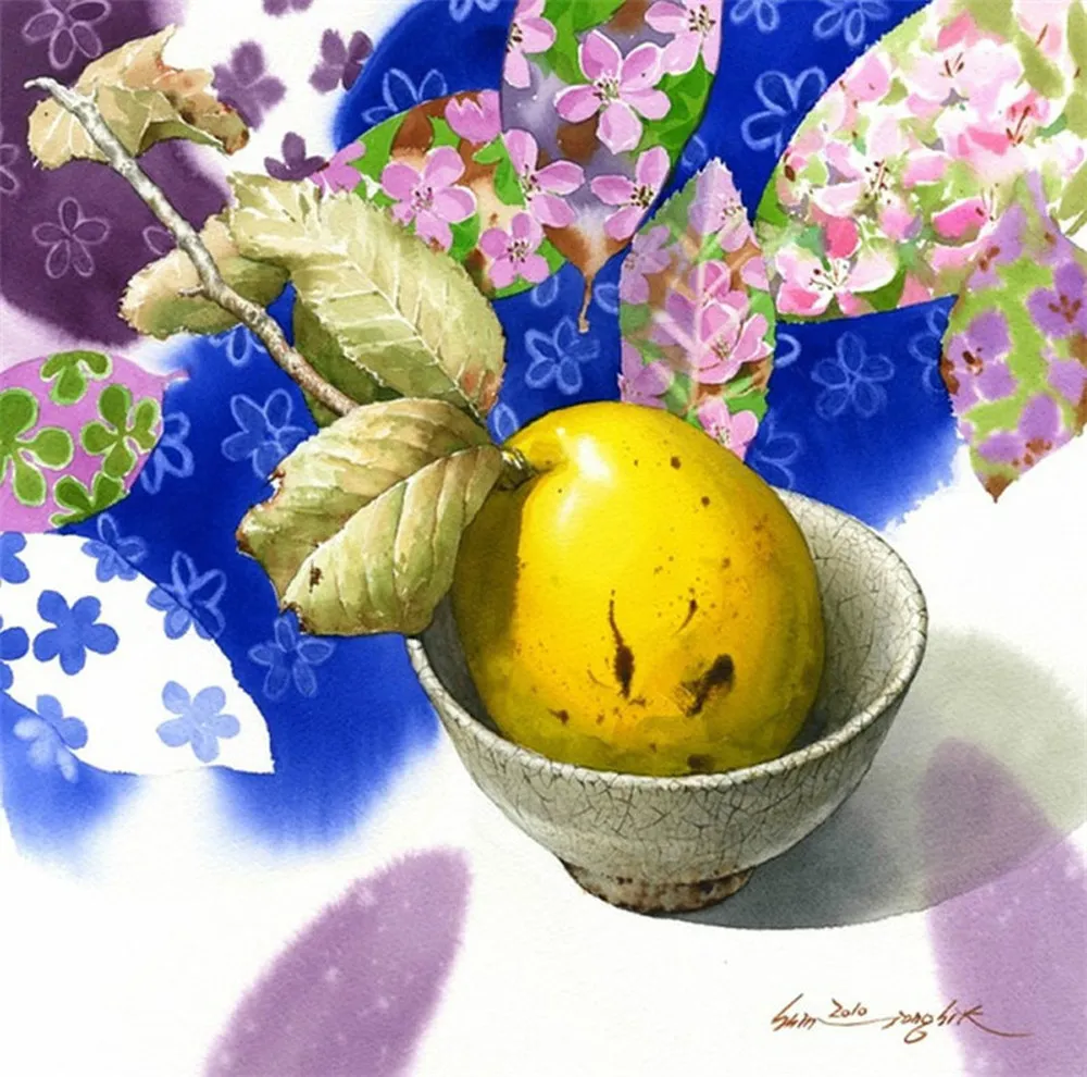 Watercolor Painting by Shin Jong Sik