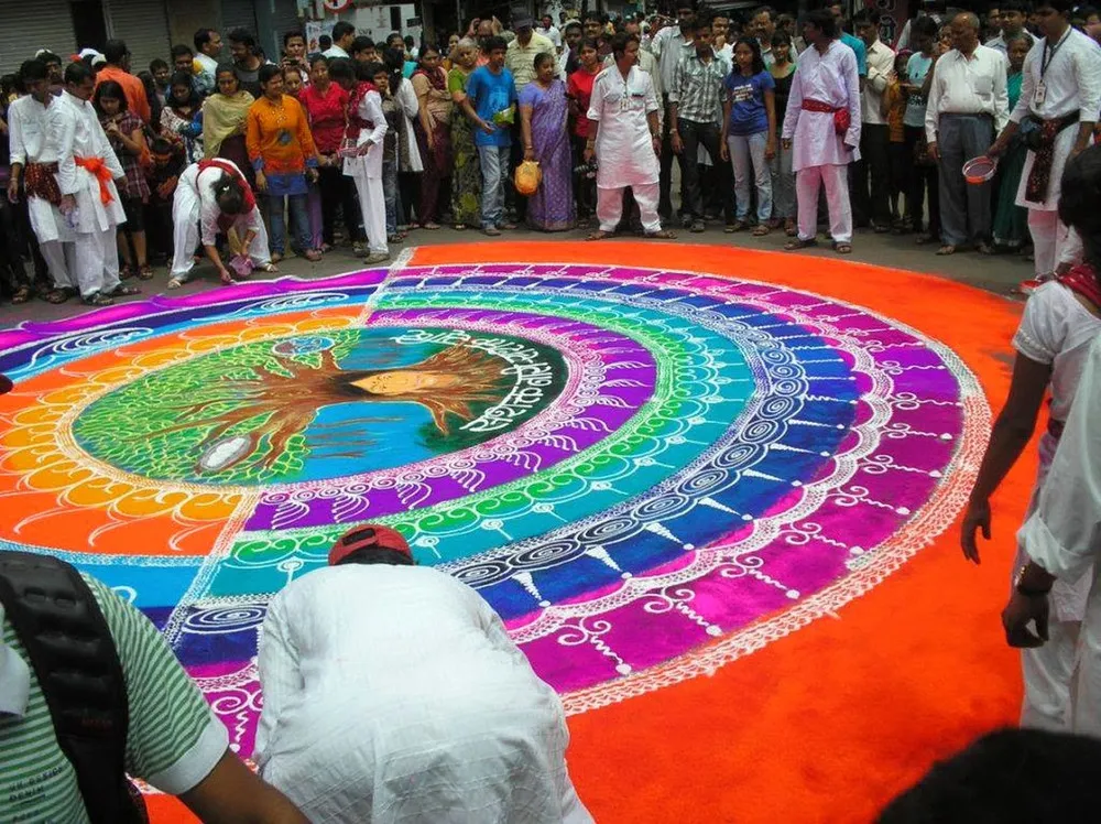 Rangoli Folk Art from India