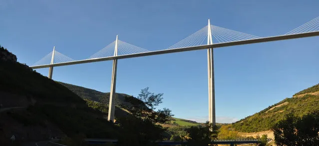 The Millau Viaduct Bridge In France