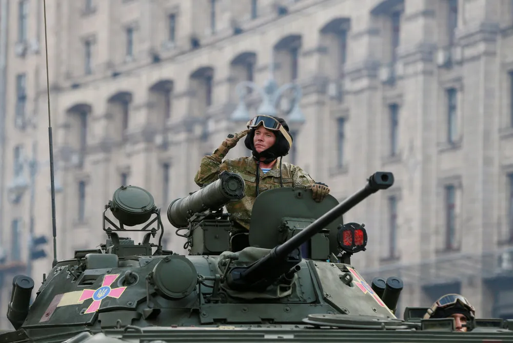 Independence Day Military Parade in Kiev