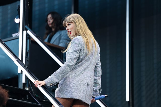 American singer-songwriter Taylor Swift performs at Melbourne Cricket Ground on February 16, 2024 in Melbourne, Australia. (Photo by TAS Rights Management)