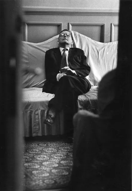 The Twelfth Symphony, 1961. This portrait of the renowned composer Dmitry Shostakovich represents a shift in Soviet poraiture: instead of a posed picture, photographer Vsevolod Tarasevich found out where the composer rested between performances, and shot a candid image in secret. (Photo by Vsevolod Tarasevich/Lumiere Brothers Center for Photography)