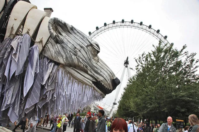 Giant Polar Bear Of London