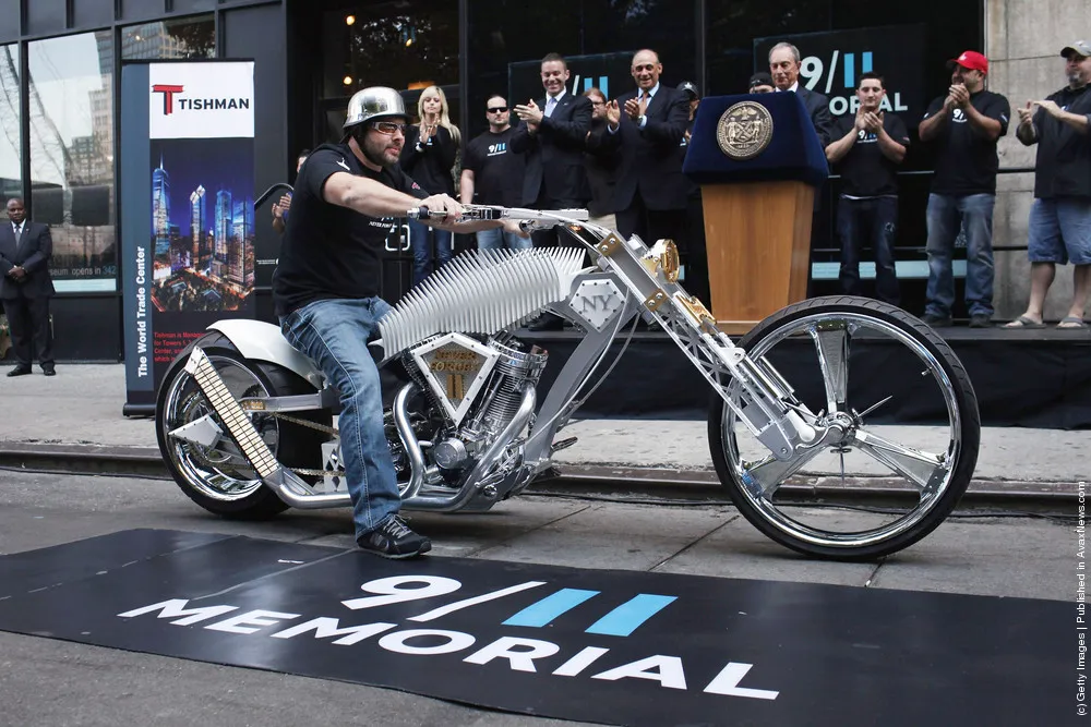 Mayor Bloomberg Unveils Custom 911 Memorial Motorcycle