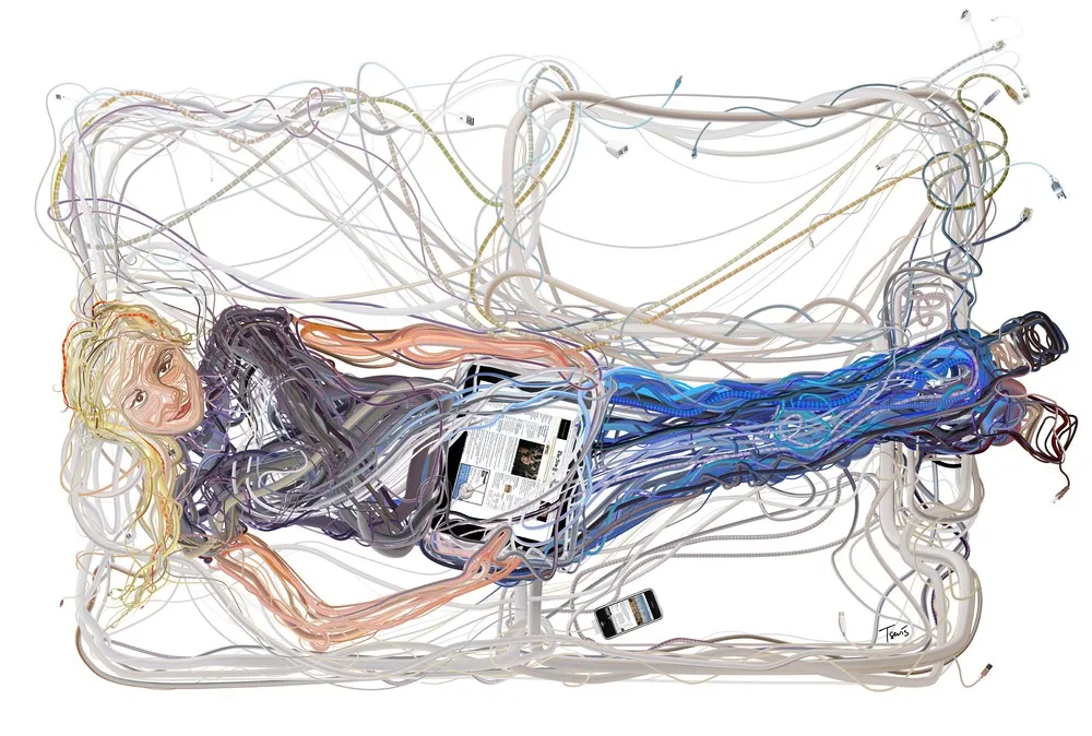 “It's a Wired World...” – Illustrations Made from Wires
