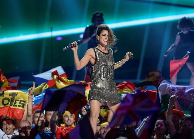 Barei representing Spain performs with the song “Say Yay!” during the Eurovision Song Contest final at the Ericsson Globe Arena in Stockholm, Sweden, May 14, 2016. (Photo by Maja Suslin/Reuters/TT News Agency)