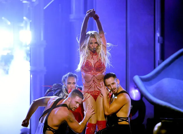 Recording artist Britney Spears performs onstage during the 2016 Billboard Music Awards at T-Mobile Arena on May 22, 2016 in Las Vegas, Nevada. (Photo by Kevin Winter/Getty Images)