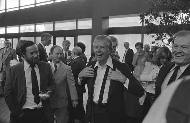 Jimmy Carter in Atlanta, 1982. (Photo by Charles Kelly/AP Photo)