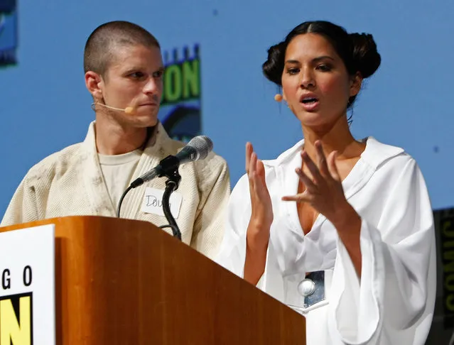 Olivia Munn once explained exactly why she considered herself a geek: “I can actually tear apart a PC and put in more memory and the fan – and I can basically turn any PC into a gaming rig. That's one”, she told. Photo: Actors Doug Benson and Olivia Munn speak during a panel discussion for Lucasfilm: Star Wars Spectacular at Comic-Con 2009 held at San Diego Convention Center on July 24, 2009 in San Diego, California. (Photo by Michael Buckner/Getty Images)