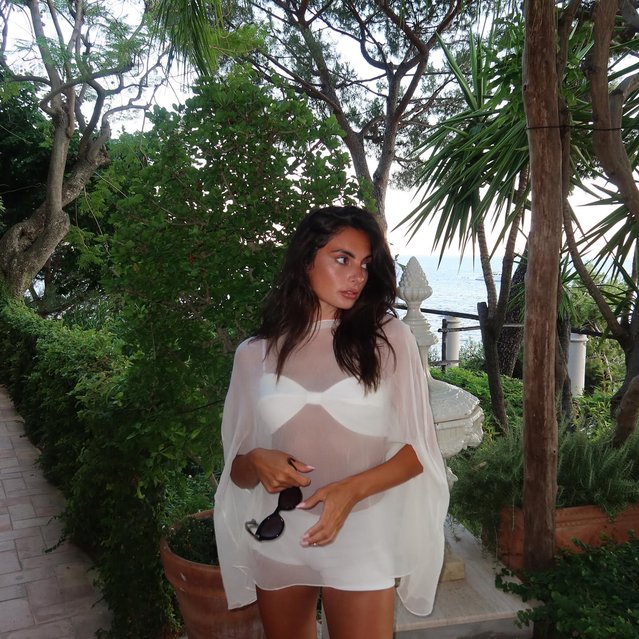 American television personality Paige DeSorbo looks lovely in while while out in Italy on July 8, 2025. (Photo by paigedesorbo/Instagram)