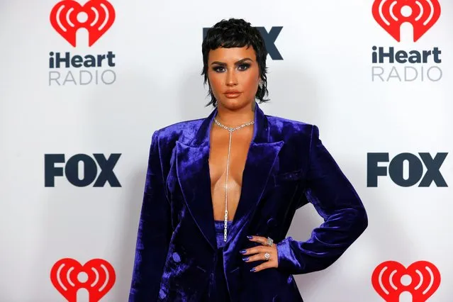 American singer Demi Lovato arrives at the 2021 iHeartRadio Music Awards at Dolby Theatre in Los Angeles, California, U.S., May 27, 2021. (Photo by Mario Anzuoni/Reuters)