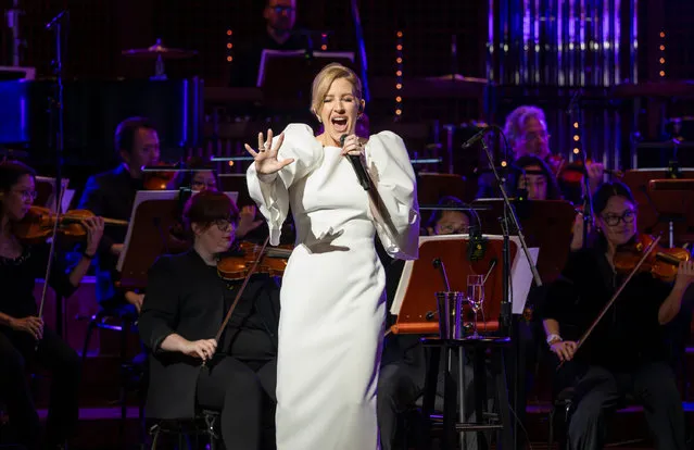 English singer-songwriter Ellie Goulding performs with the San Francisco Symphony at Louise M. Davies Symphony Hall on November 20, 2023 in San Francisco, California. (Photo by Steve Jennings/Getty Images)