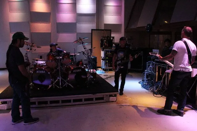 Lang Lang Rehearses With Metallica For The 2014 Grammys