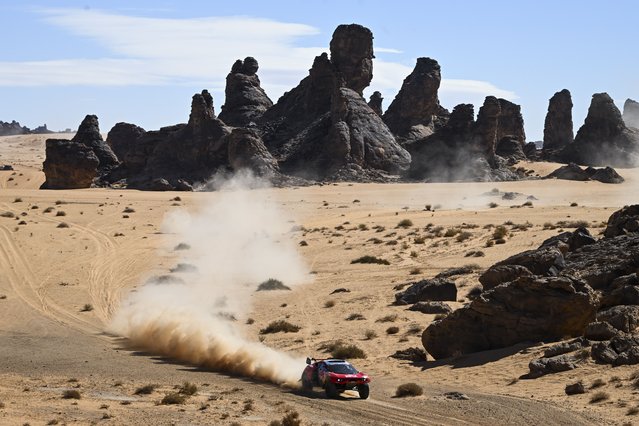 France’s Sebastien Loeb in action during the Stage 1B of the Dakar Rally 2022 in Hail, Saudi Arabia on January 2, 2022. (Photo by Eric Vargiolu/LiveMedia/DPPI/Rex Features/Shutterstock)
