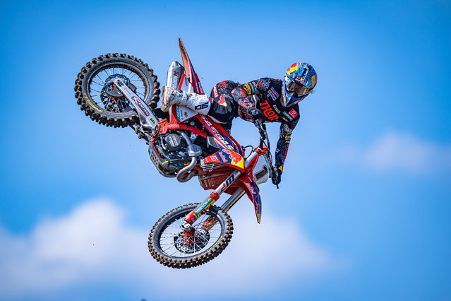 The 12th round of the 2024 Motocross World Championship got under way in Lombok, Indonesia, on July 07, 2024. Jeffrey Herlings of the Netherlands won the round, and there are eight more to go. (Photo by IPA/Splash News and Pictures/Rex Features/Shutterstock)