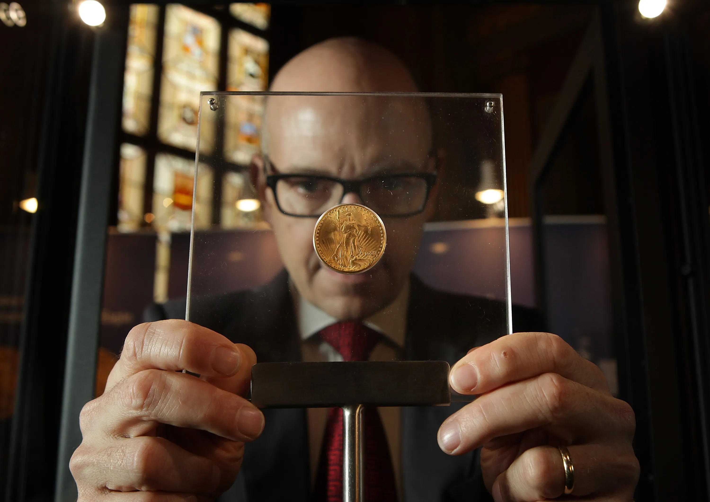 Press Preview of the World's Most Expensive Coin: Double Eagle