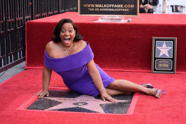 Sherri Shepherd poses with her star on the Hollywood Walk of Fame on Monday, November 3, 2025, in Los Angeles. (Photo by Chris Pizzello/AP Photo)