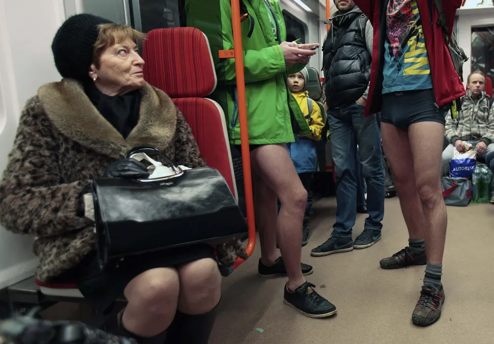 No Pants Subway Ride 2015, Part 1/2