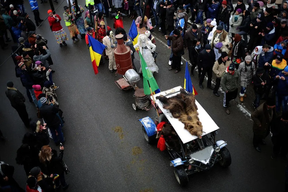 Aannual Bear Ritual Gathering in Romania