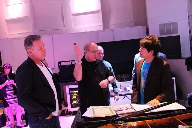 Lang Lang Rehearses With Metallica For The 2014 Grammys