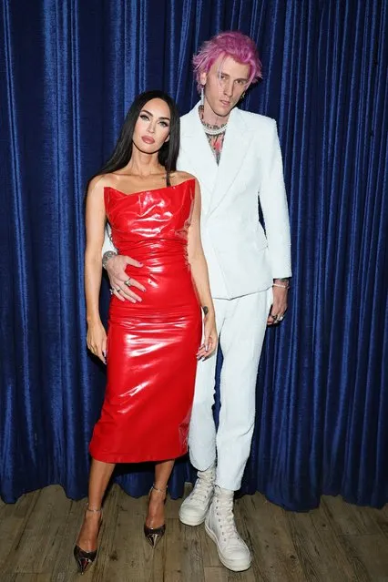 American actress and model Megan Fox and American rapper Machine Gun Kelly attend the “Taurus” premiere during the 2022 Tribeca Festival at Beacon Theatre on June 09, 2022 in New York City. (Photo by Theo Wargo/Getty Images for Tribeca Festival)