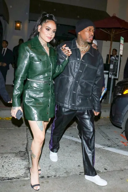 Kehlani and YG are seen on January 28, 2020 in Los Angeles, California. (Photo by TM/Bauer-Griffin/GC Images)