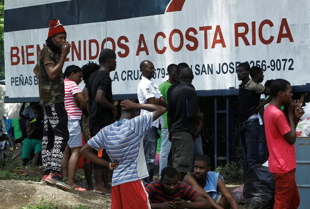 African Migrants at the Costa Rica-Nicaragua Border