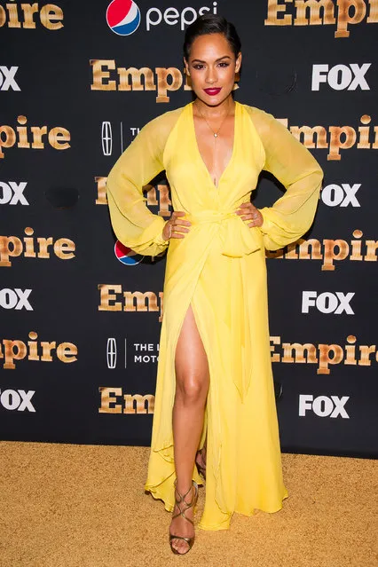 Grace Gealey attends the “Empire” season two premiere on Saturday, September 12, 2015, in New York. (Photo by Charles Sykes/Invision/AP Photo)
