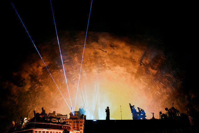 The Weeknd performs at MetLife Stadium in East Rutherford, New Jersey, U.S., June 5, 2025. (Photo by Eduardo Munoz/Reuters)